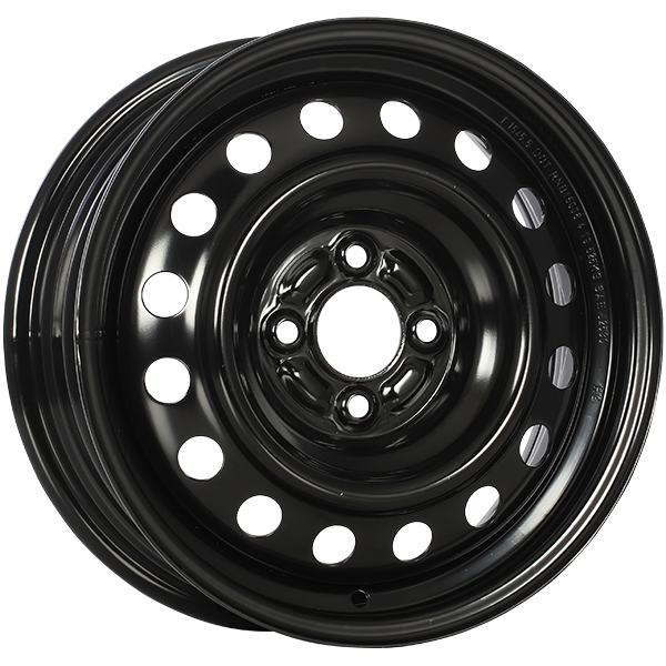 RNB STEEL WHEEL Black E-Coating 16x6.0 4x100 et45 60.1