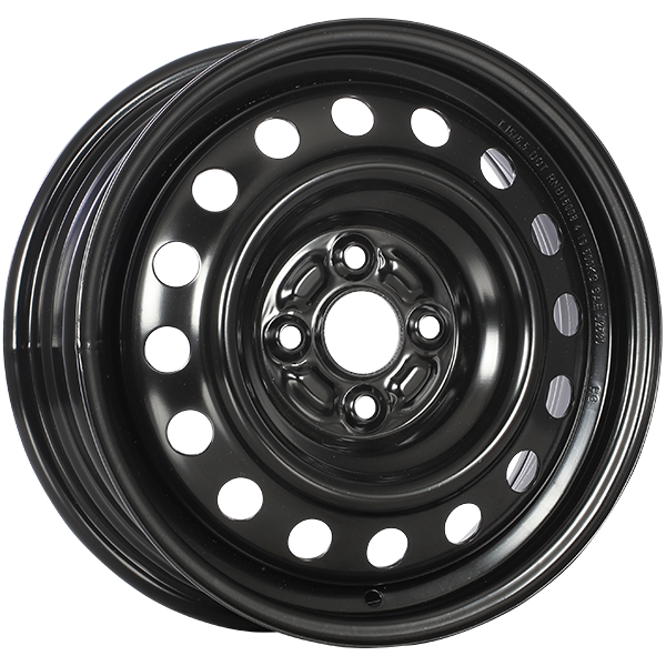 RNB STEEL WHEEL Black E-Coating 15x6.0 4x100 et45 54.1