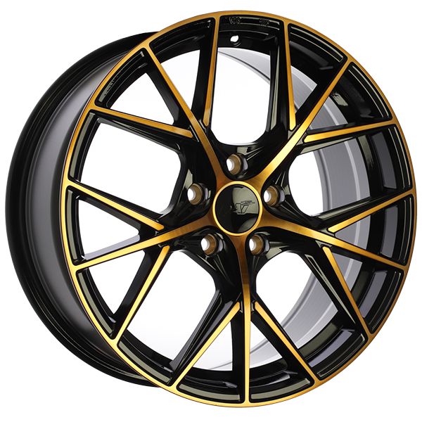 DAI Wheels A-SPEC Gloss Black - Machined Face - Bronze Face 15x6.5 5x114.3 et40 67.1