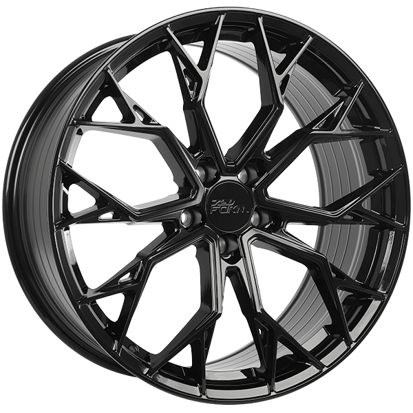 720 Form RF1-V Gloss Black 18x8.0 5x112 et35 66.6