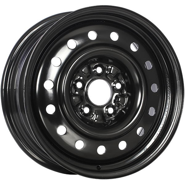 RNB STEEL WHEEL Black E-Coating 16x6.5 5x114.3 et40 66.1