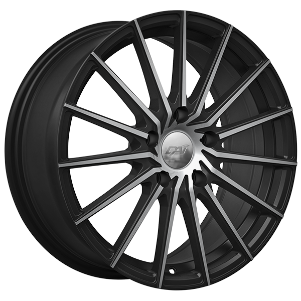 DAI Wheels SPECTER Gloss Black - Machined Face 14x6.0 4x100 et35 73.1