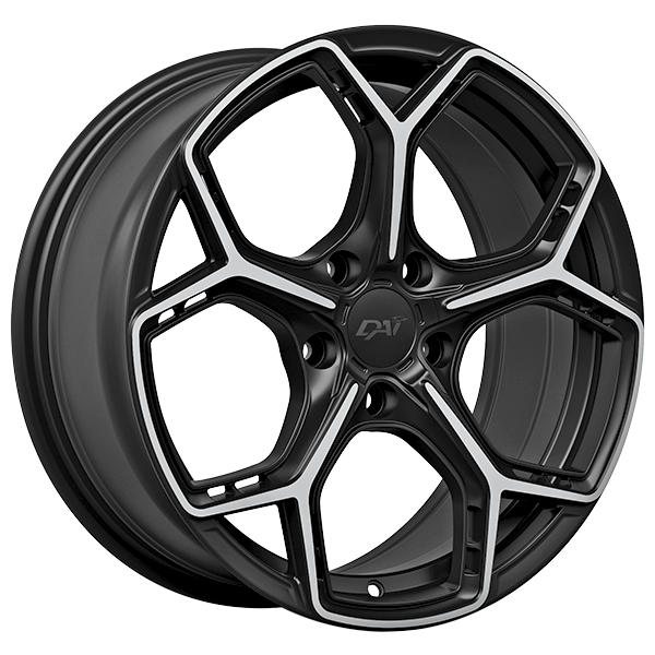 DAI Wheels WIDOW Gloss Black - Machined Face 17x7.5 5x114.3 et40 67.1