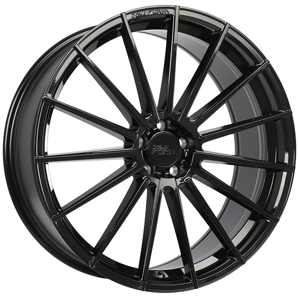 720 Form FF12 Gloss Black 20x9.0 5x108 et40 63.4