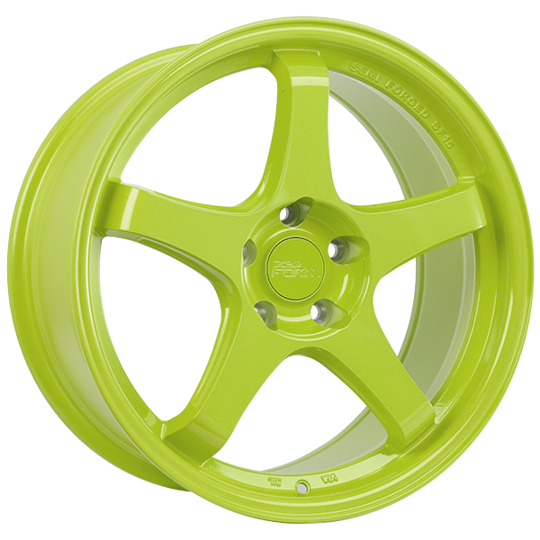 720 Form FF6 Lime Green 18x8.5 5x114.3 et35 73.1