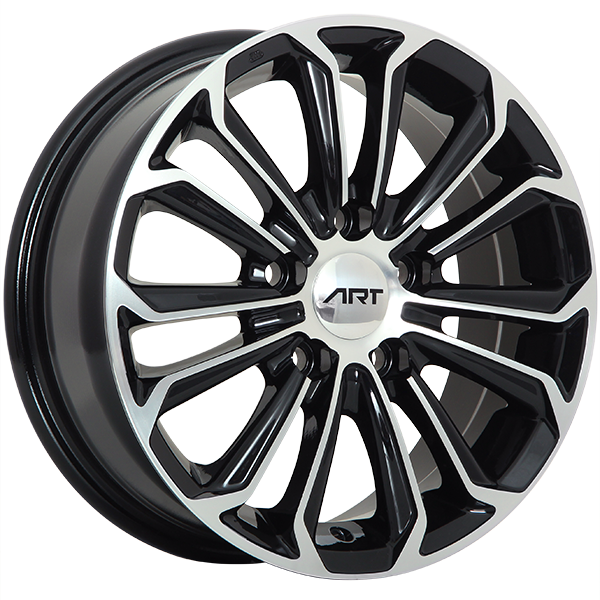 ART Replica REPLICA 95 Gloss Black - Machined Face 15x6.0 5x100 et40 54.1
