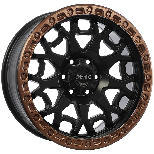 Ruffino HARD MIDNIGHT Satin Black - Satin Bronze Lip 20x9.0 6x139.7 et15 108.1