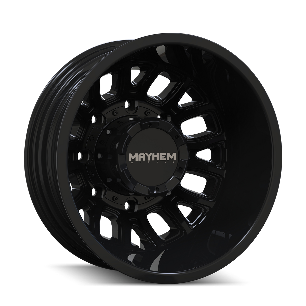 MAYHEM COGENT DUALLY GLOSS BLACK 17x6.5 8x165.1 et-142 121.3
