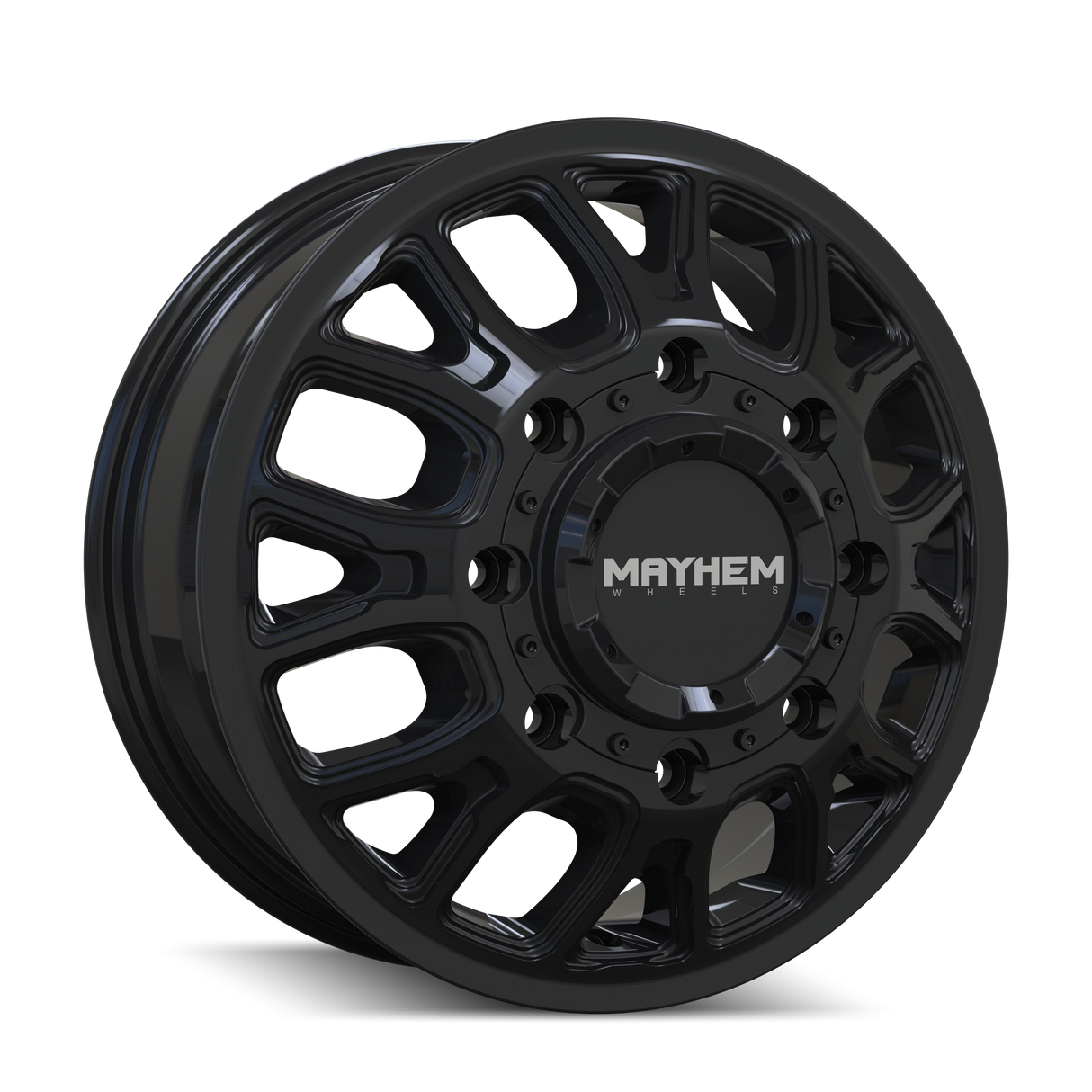 MAYHEM COGENT DUALLY GLOSS BLACK 17x6.5 8x165.1 et125 121.3