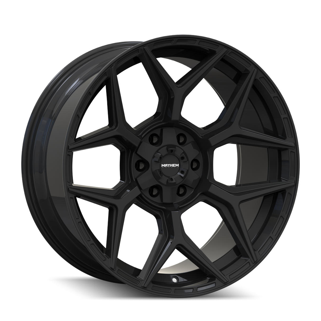 MAYHEM VANQUISH GLOSS BLACK 22x10.0 6x135/6x139.7 et-19 106.1