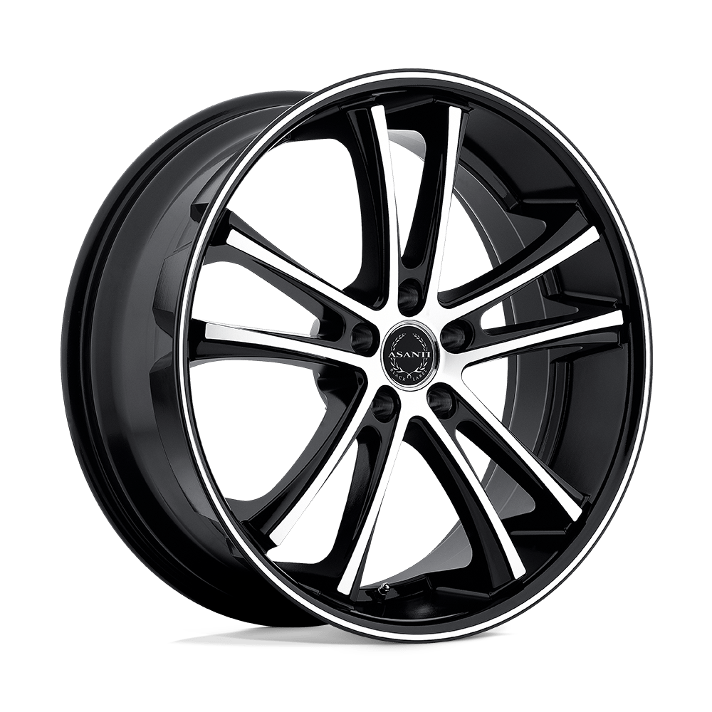 Asanti Black ABL-1 PEGASI MACHINED 22X9 5x112 et32 74.1