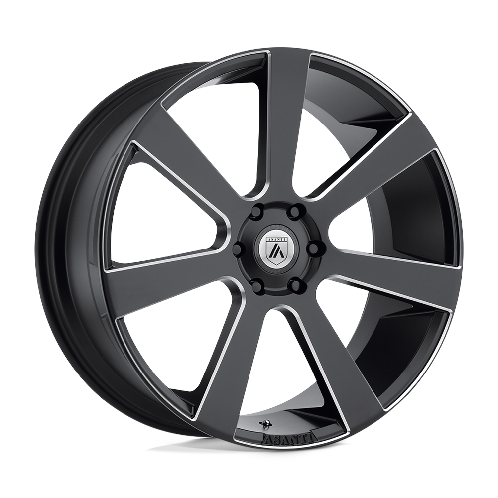 Asanti Black ABL-15 APOLLO SATIN BLACK MILLED 24X9 5x120.65 et15 72.56