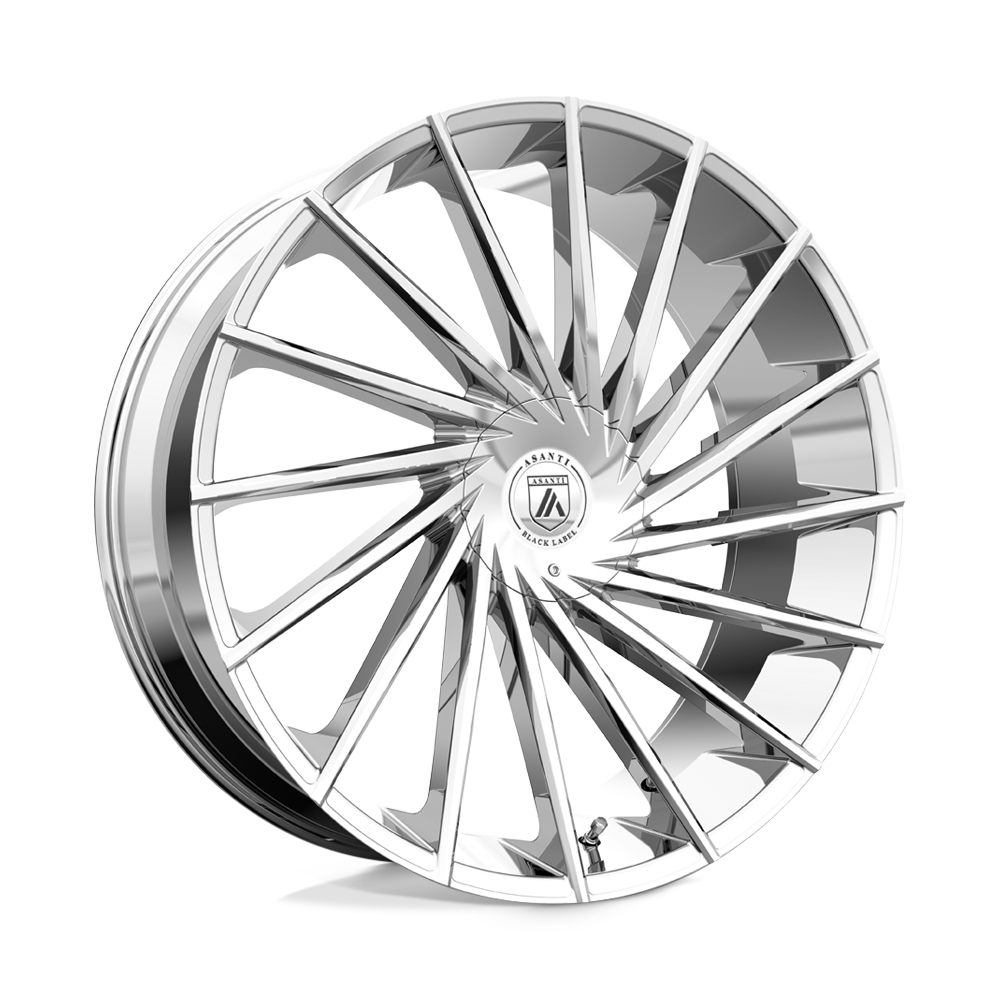 Asanti Black ABL-18 MATAR CHROME 28X10 BLANK et15 72.56