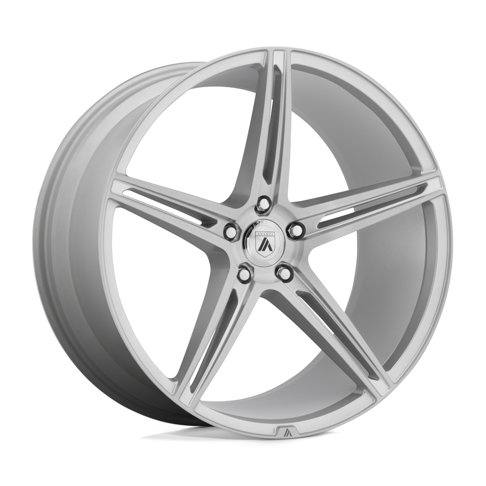 Asanti Black ABL-22 ALPHA 5 BRUSHED SILVER 20X8.5 5x112 et38 72.56