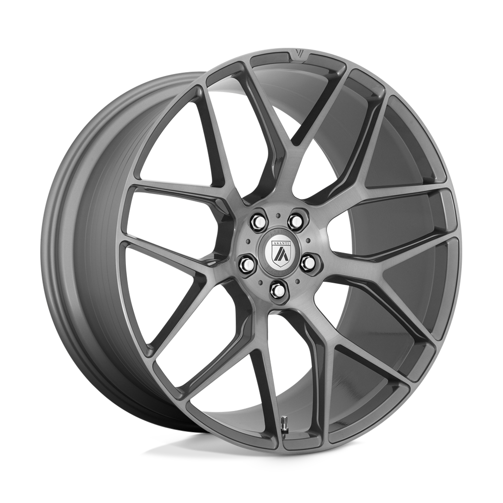 Asanti Black ABL-27 DYNASTY TITANIUM BRUSHED 22X10.5 5x112 et35 72.56