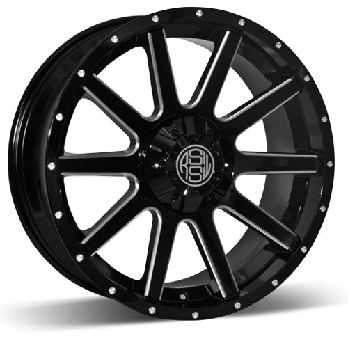 RSSW Rambler Gloss Black 20x8.5 5x139.7 et15 77.8