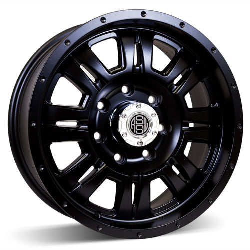 RSSW Heritage Matte Black 17x7.5 7x150 et20 87.1
