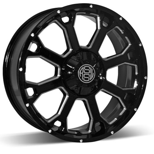 RSSW Enduro Gloss Black 17x7.5 6x139.7 et15 78.1