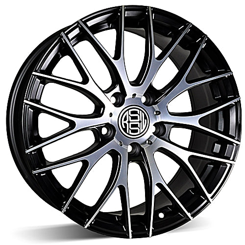 RSSW Touring Gloss Black Machined Face 16x6.5 5x114.3 et40 64.1