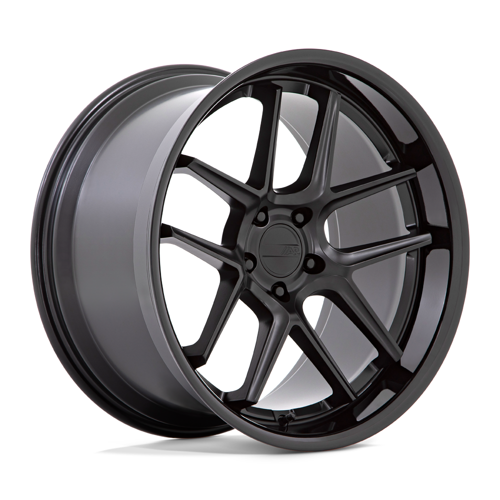 American Racing AR942 BISHOP MATTE BLACK W/ GLOSS BLACK LIP 20X11 5x115 et22 71.5