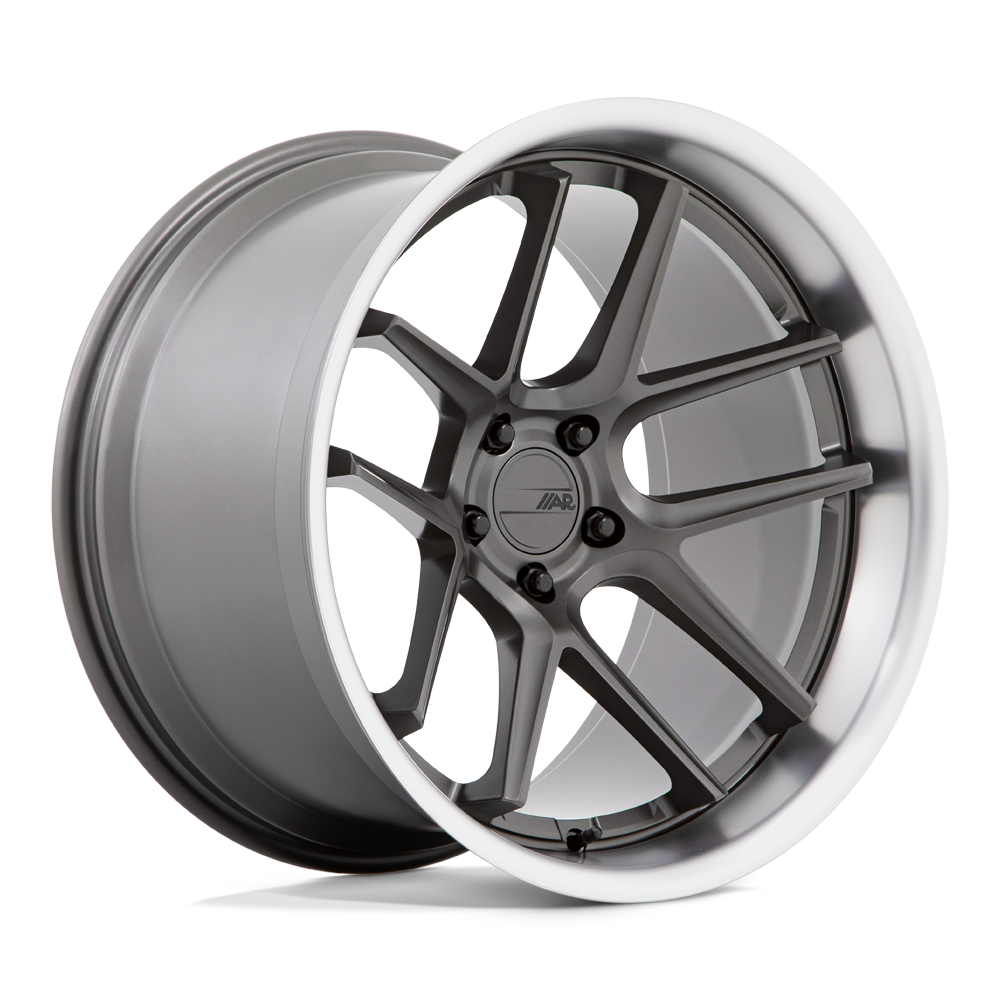 American Racing AR942 BISHOP MATTE GUNMETAL W/ MACHINED LIP 20X12 5x115 et6 71.5