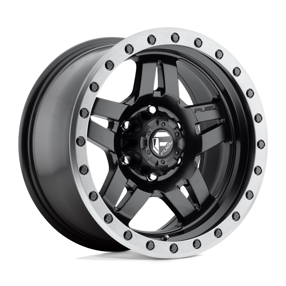 Fuel 1PC D557 ANZA MATTE BLACK GUN METAL RING 15X10 5x114.3 et-43 72.56