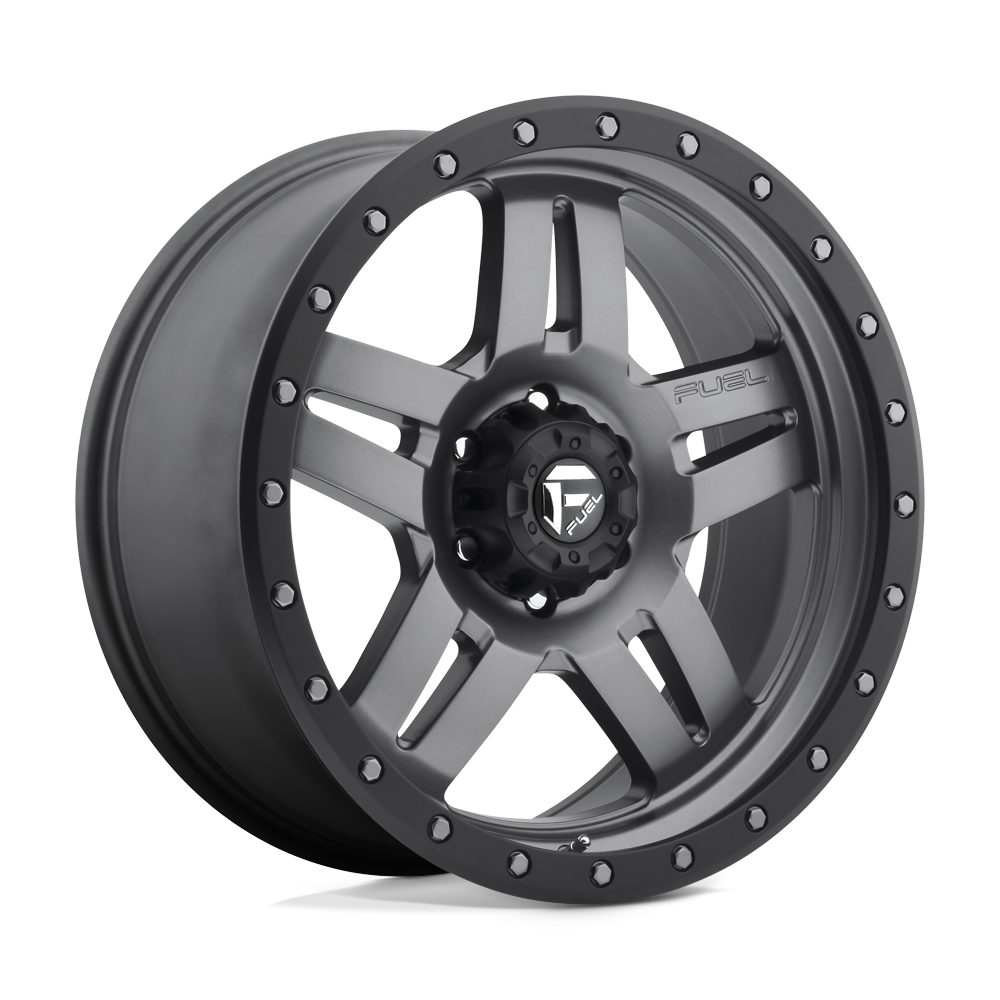 Fuel 1PC D558 ANZA MATTE GUN METAL BLACK BEAD RING 20X9 6x139.7 et20 108