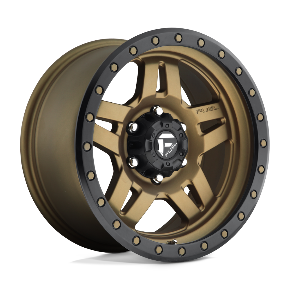 Fuel 1PC D583 ANZA MATTE BRONZE BLACK BEAD RING 18X9 5x127 et1 78.1
