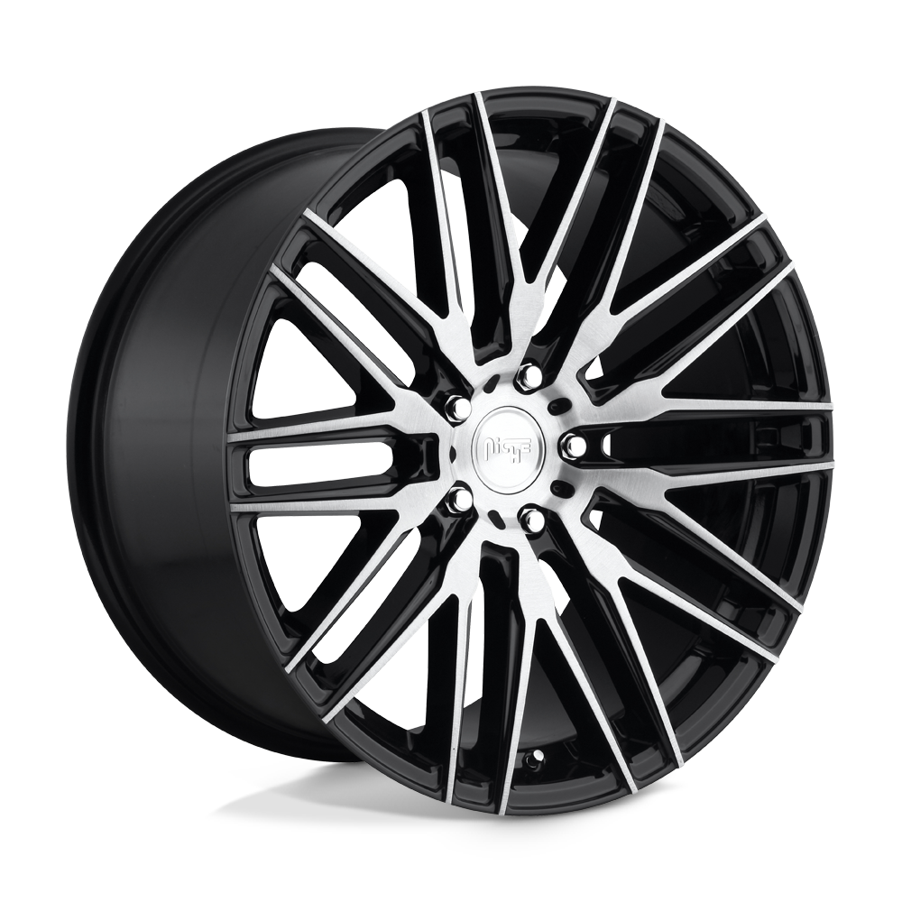 Niche 1PC M165 ANZIO GLOSS BLACK BRUSHED 20X10.5 5x114.3 et45 72.56