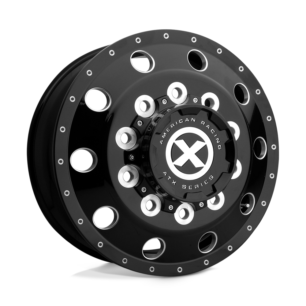 ATX AO400 BAJA GLOSS BLACK MILLED - FRONT 22.5X8.25 10x285.75 et145 220.1