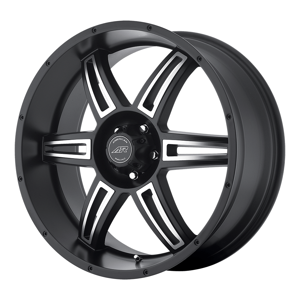 American Racing AR890 SATIN BLACK MACHINED 17X8 5x127 et30 78.1