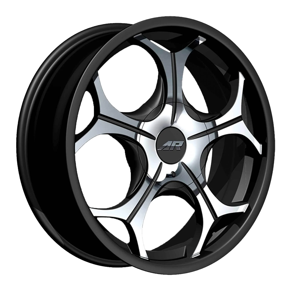 American Racing AR905 SATIN BLACK MACHINED 18X8 5x114.3/5x120 et45 74.1