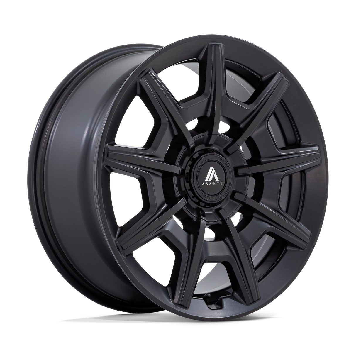 Asanti Black AB041 ESQUIRE SATIN BLACK GLOSS BLACK FACE 22X10.5 5x115/5x120 et18 74.1