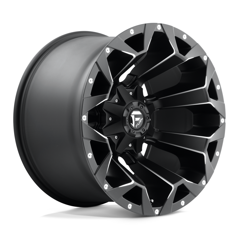 Fuel 1PC D546 ASSAULT MATTE BLACK MILLED 20X12 6x135/6x139.7 et-43 106.1