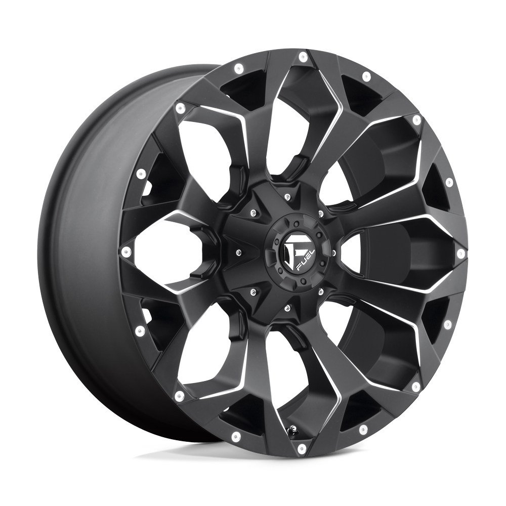 Fuel 1PC D546 ASSAULT MATTE BLACK MILLED 20X9 6x135/6x139.7 et20 106.1