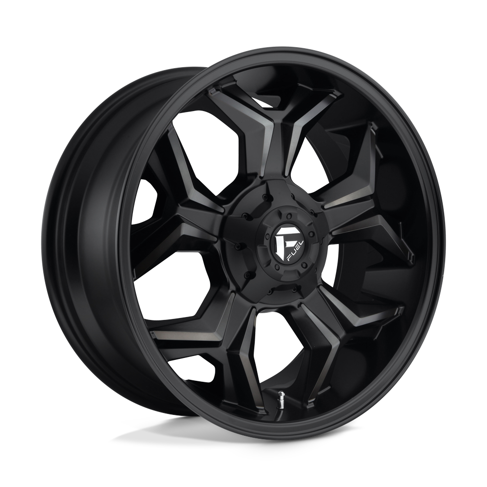 Fuel 1PC D605 AVENGER MATTE BLACK DOUBLE DARK TINT 20X9 6x135/6x139.7 et20 106.1