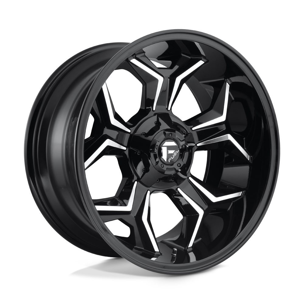 Fuel 1PC D606 AVENGER GLOSS BLACK MILLED 20X10 6x135/6x139.7 et-18 106.1
