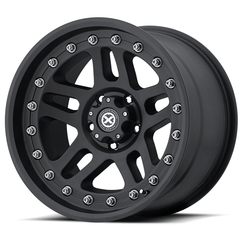 ATX Series AX195 CORNICE TEXTURED BLACK 18X9 5x127 et-12 78.1