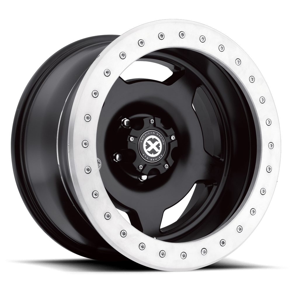 ATX Series AX756 SLAB BEADLOCK SATIN BLACK 18X9 BLANK et-38 108