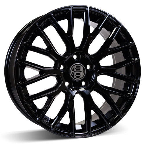 RSSW Custom Gloss Black 20x9 5x114.3 et35 73.1