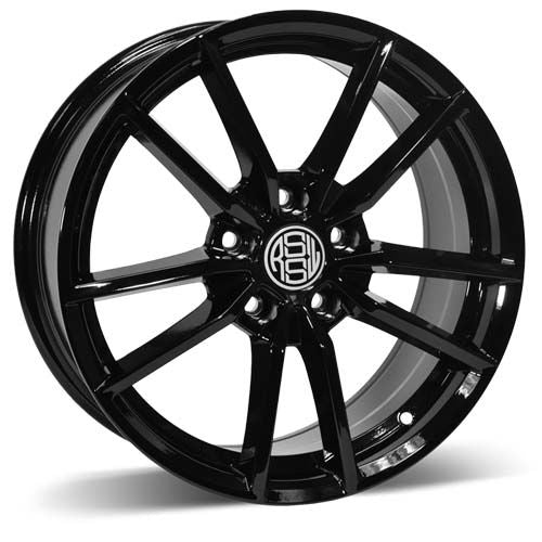 RSSW Grid Gloss Black 16x6.5 5x100 et40 73.1