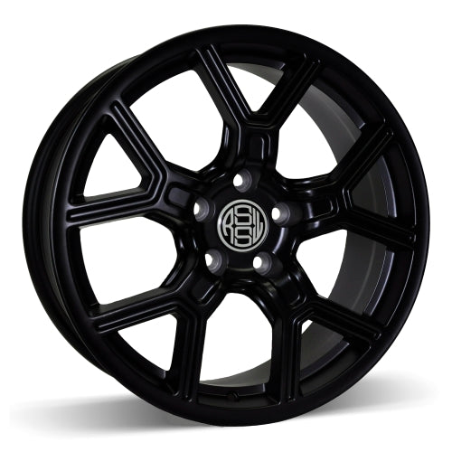 RSSW Faith Matte Black 17x7 5x110 et40 65.1