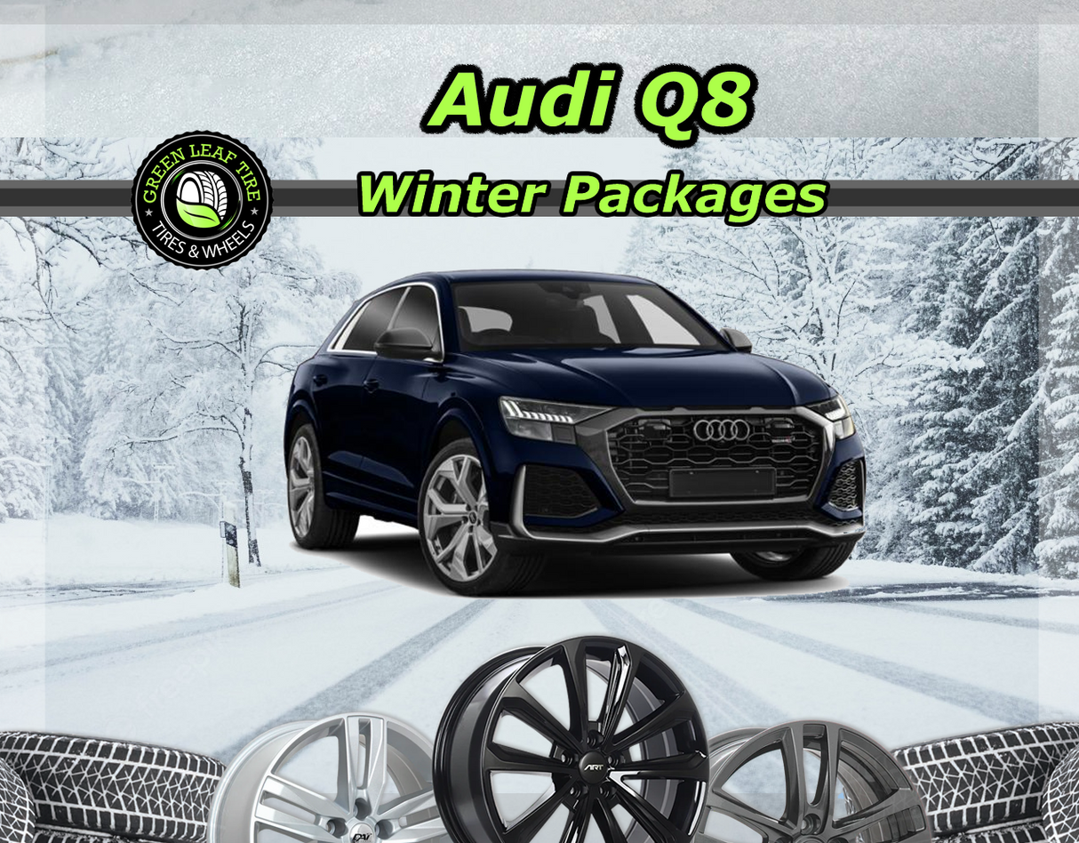 Audi Q8 Winter Tire Package, 19" Alloy + 265/55R19 Continental Viking 7