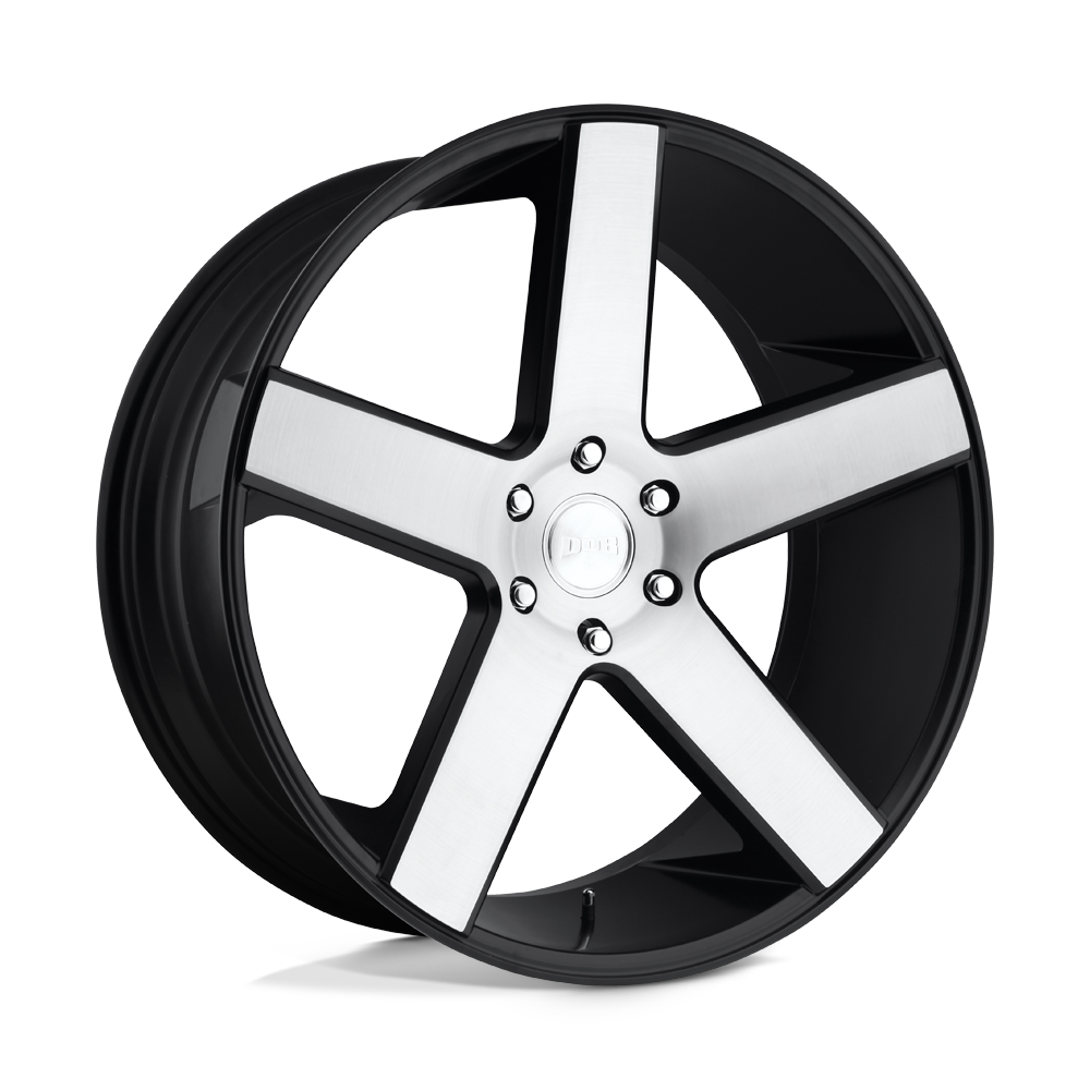 DUB 1PC S217 BALLER GLOSS BLACK BRUSHED 24X10 6x139.7 et19 106.1