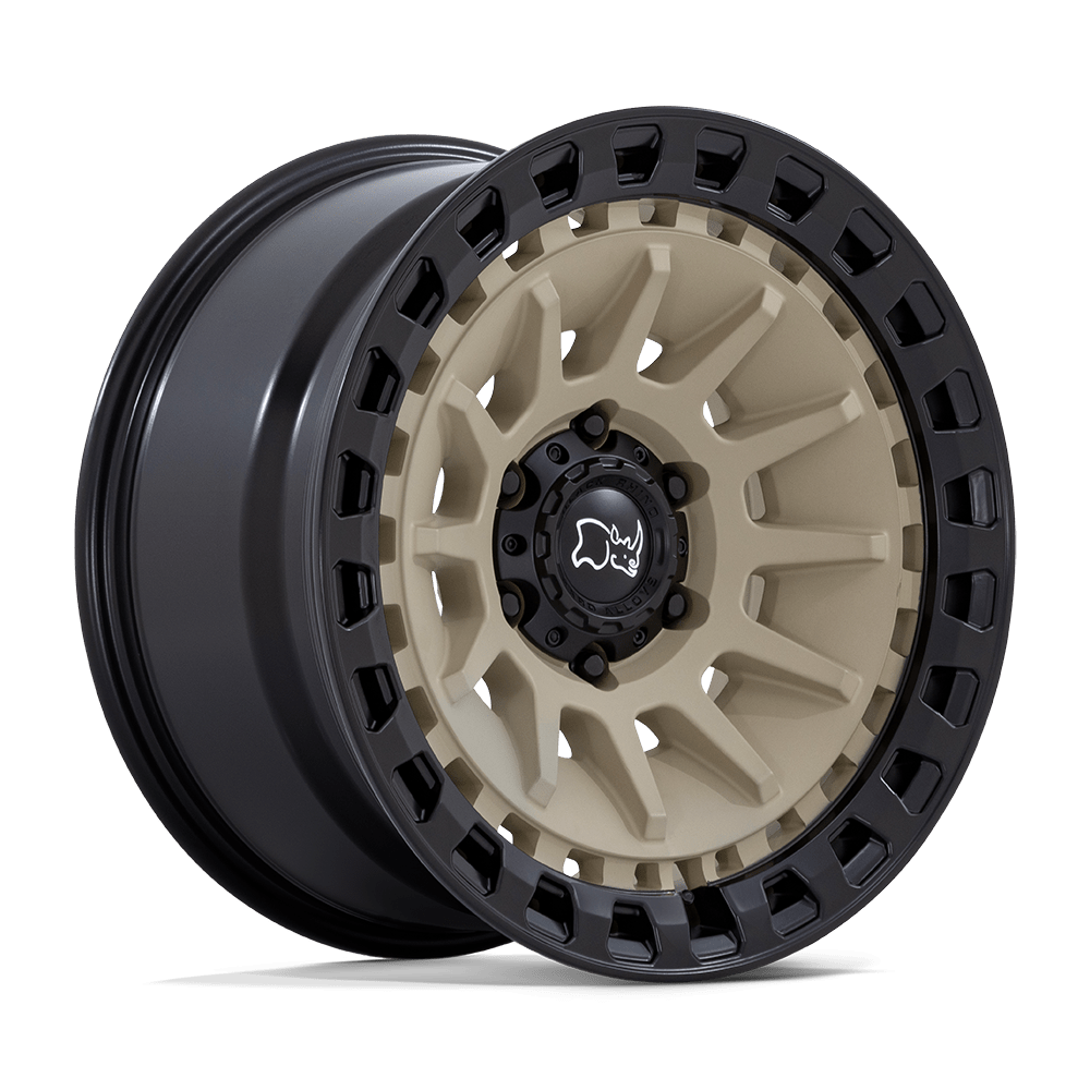 Black Rhino BARRAGE DESERT SAND ON MATTE BLACK 18X9 5x127 et0 71.5