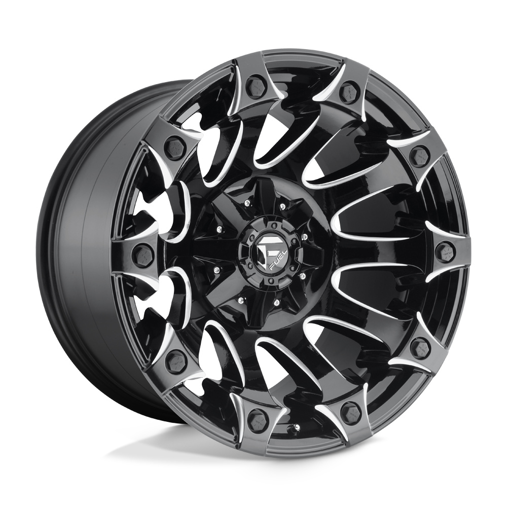 Fuel 1PC D578 BATTLE AXE GLOSS BLACK MILLED 20X12 6x135/6x139.7 et-44 106.1