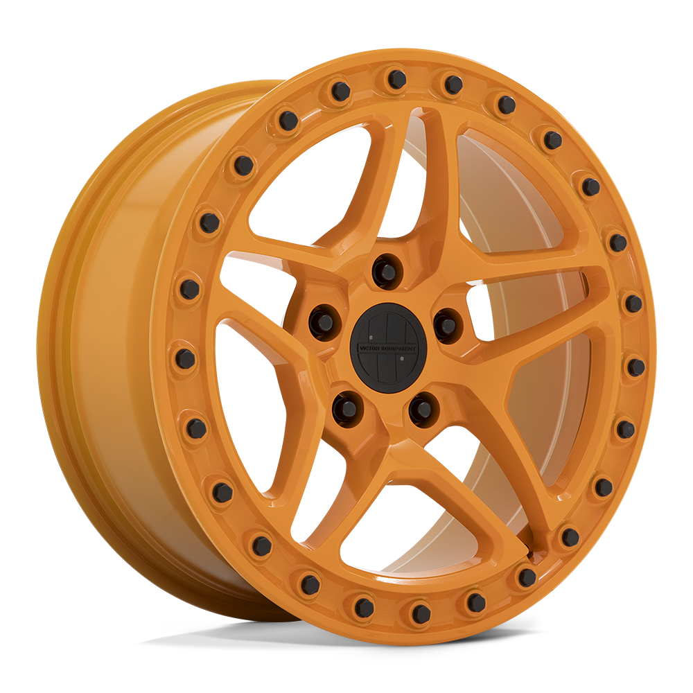 Victor Equipment BERG GLOSS ORANGE W/ BLACK BOLTS 18X8 5x130 et10 71.5