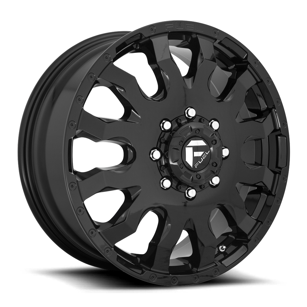 Fuel 1PC D675 BLITZ GLOSS BLACK 20X8.25 8x165.1 et105 121.5