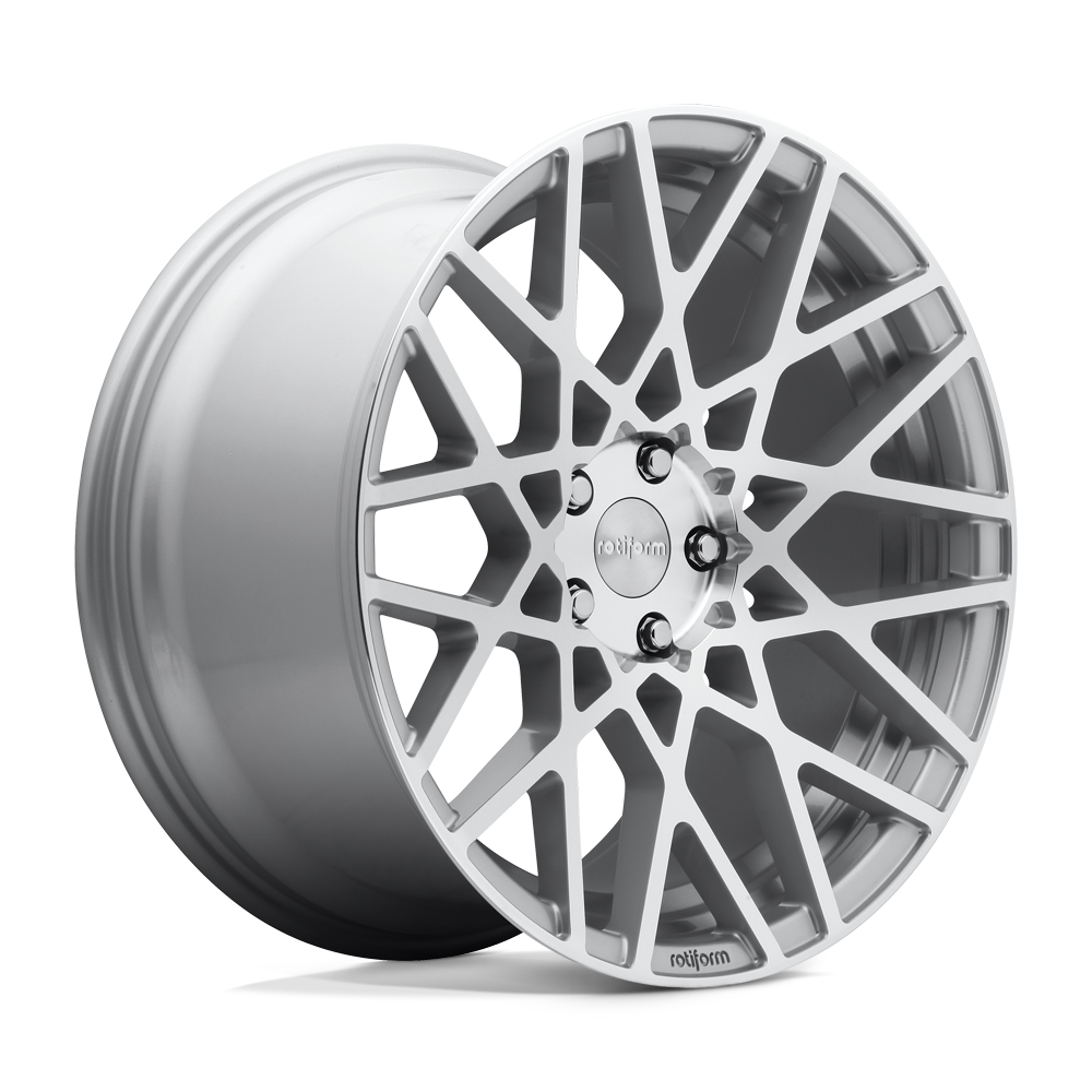 Rotiform R110 BLQ GLOSS SILVER MACHINED 18X8.5 5x112 et35 66.56