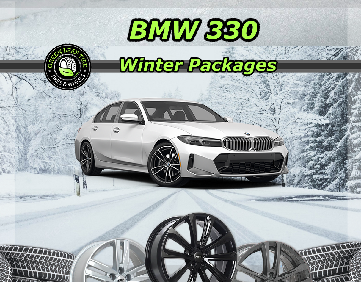 BMW 330E Winter Tire Package 18" Alloy + 225/45R18 Nankang